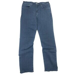 J.Crew Jeans Men's‎ 32 x 30 Blue Denim Cotton 5-Pockets Mid-Rise Straight Leg